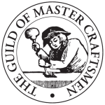 The Guild of Master Craftsmen circular emblem featuring a traditional craftsman