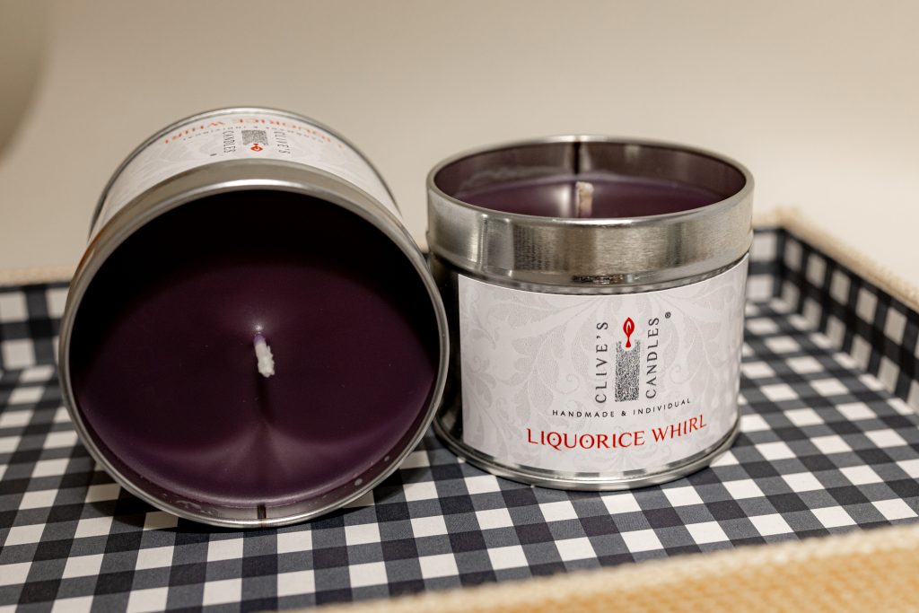 Liquorice Whirl Scented Candle