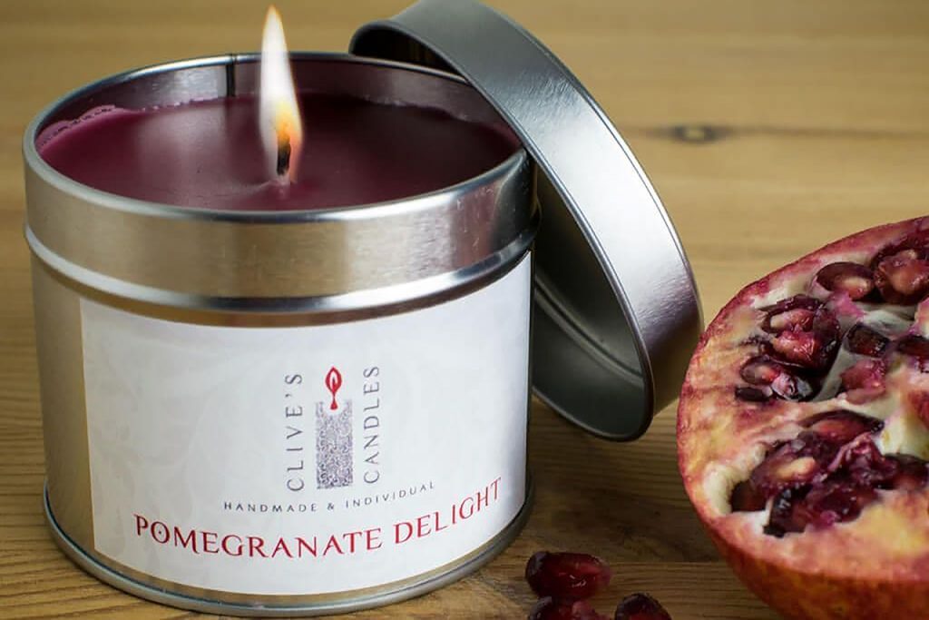 Pomegranate Delight Scented Candle