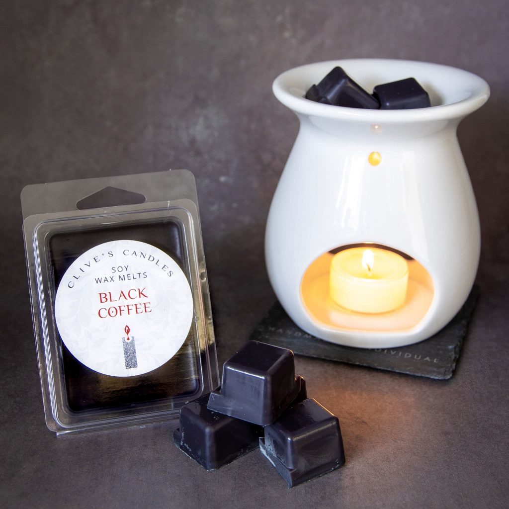 Black Coffee Wax Melts, Espresso & Caramel