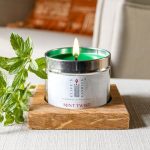 Mint Twist Scented Candle, Mint, Ginger & Tobacco