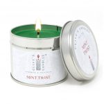 Mint Twist Scented Candle, Mint, Ginger & Tobacco
