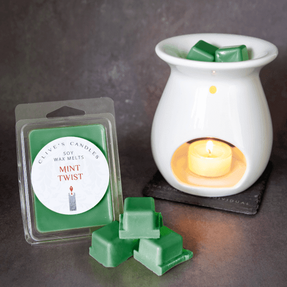 Mint Twist Wax Melts, Mint, Ginger & Tobacco