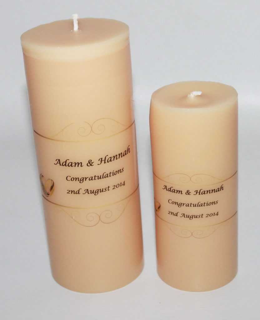 Personalised Pillar Candle - Large