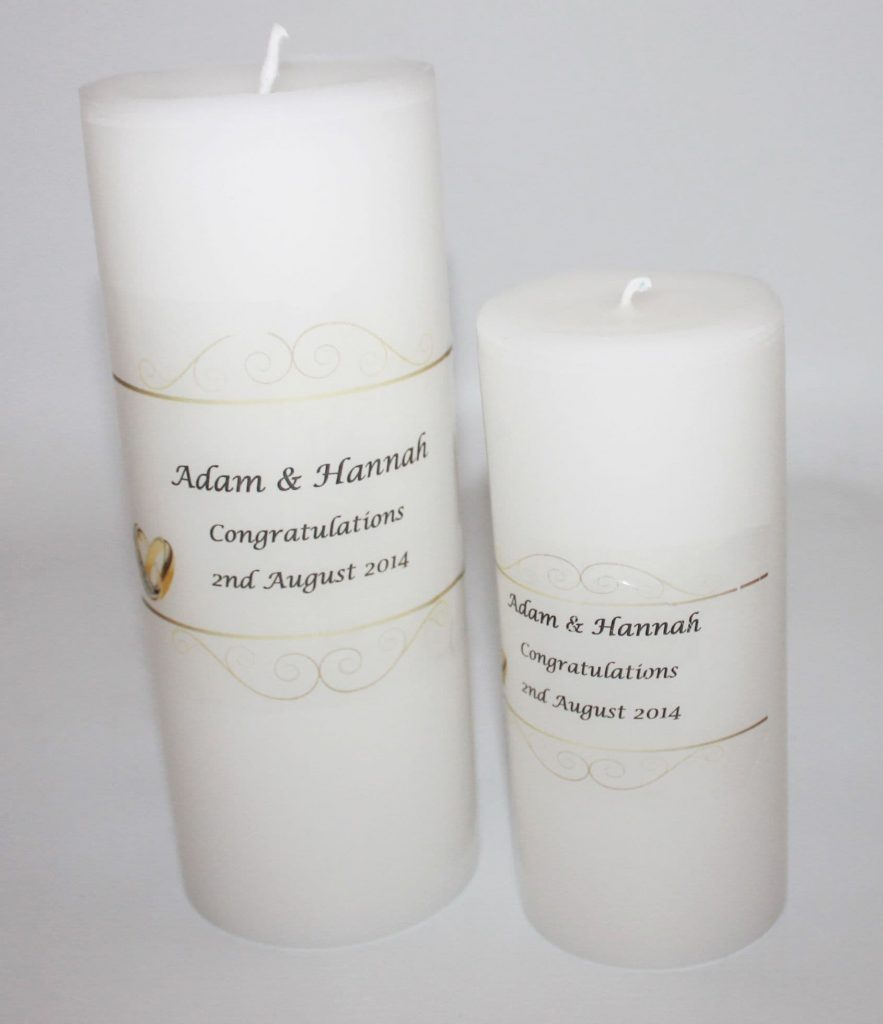 Personalised Pillar Candle - Small