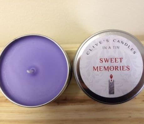 Sweet Memories Scented Candle, Violets
