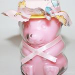 Teddy Bear Candle - Girl