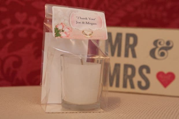 The 'Classic' Candle In A Glass Wedding Favour