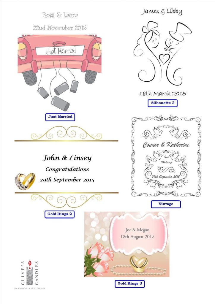 The Essentials Candle In A Glass Wedding Favour